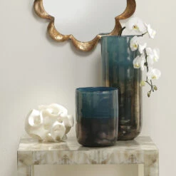 Ribbon White Decorative Sphere -Outlet Jamie Aura Store 7ribb spwh 4