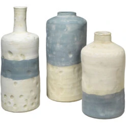 Sedona 15.25 X 6.25 Inch Vessels, Set Of 3