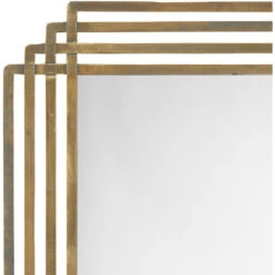 Serai 44 X 32 Inch Antique Brass Mirror -Outlet Jamie Aura Store 7sera miab 3