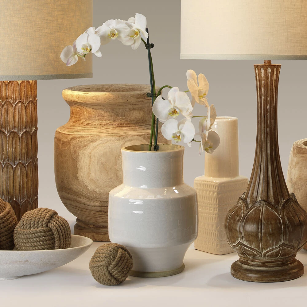 Solstice Ceramic 13 X 9 Inch Vase 5 Solstice Ceramic 13 X 9 Inch Vase - Image 5