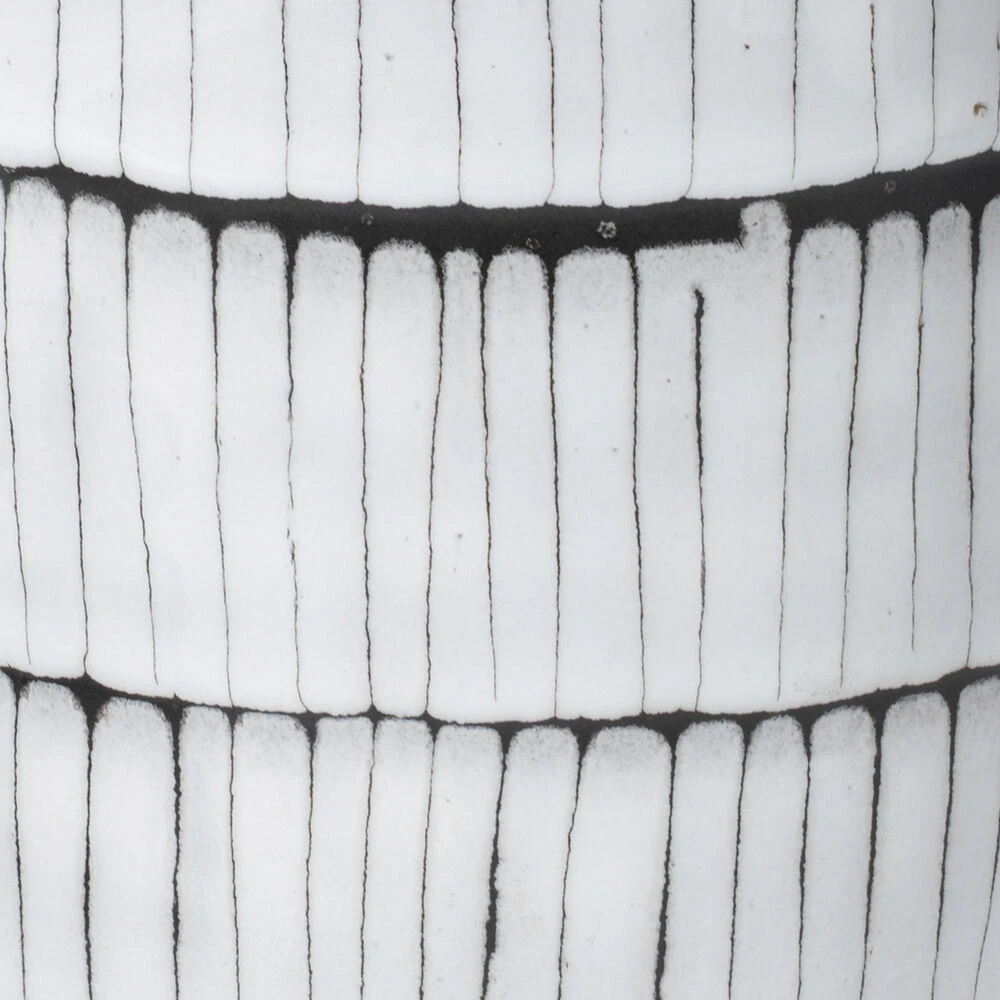 Striae 12 X 5 Inch Vessels, Set Of 3 8 Striae 12 X 5 Inch Vessels, Set Of 3 - Image 8