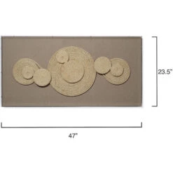 Barbados Natural Wall Art, Large 10 Barbados Natural Wall Art, Large -Outlet Jamie Aura Store 8barb lgwawh 2