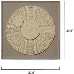 Barbados Natural Wall Art, Small -Outlet Jamie Aura Store 8barb smwawh 2