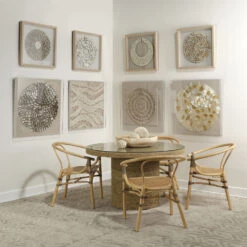 Riviera Off White & Brown Framed Wall Art -Outlet Jamie Aura Store 8rivi besi 6