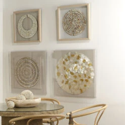 Riviera Off White & Brown Framed Wall Art -Outlet Jamie Aura Store 8rivi besi 7