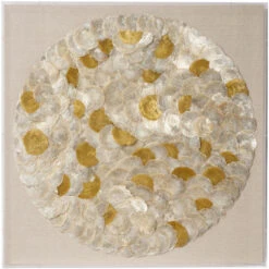 Tahiti Cream Shell Wall Art