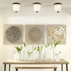 Tahiti Cream Shell Wall Art -Outlet Jamie Aura Store 8tahi wacr 6