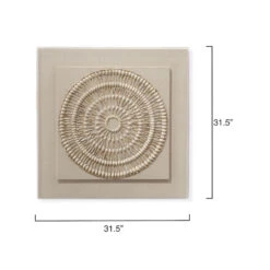 Waiki Off White Shell Wall Art -Outlet Jamie Aura Store 8waik wacr 2