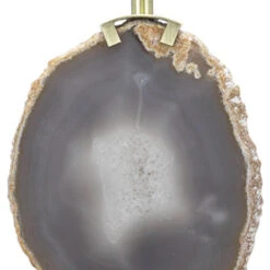 Agate 25.5 Inch 100.00 Watt Natural Lavendar Agate & Antique Brass Table Lamp Portable Light -Outlet Jamie Aura Store 9agatelvbr 3