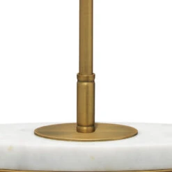 Barcroft 28 Inch 25.00 Watt Antique Brass & White Table Lamp Portable Light 8 Barcroft 28 Inch 25.00 Watt Antique Brass & White Table Lamp Portable Light -Outlet Jamie Aura Store 9barcrtlabwh 3