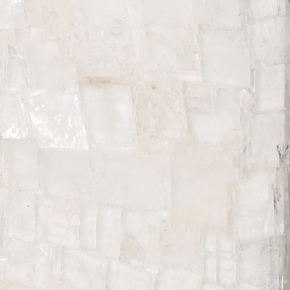 Caesar 27 Inch 100.00 Watt White & Gold Leaf Table Lamp Portable Light 3 Caesar 27 Inch 100.00 Watt White & Gold Leaf Table Lamp Portable Light - Image 3