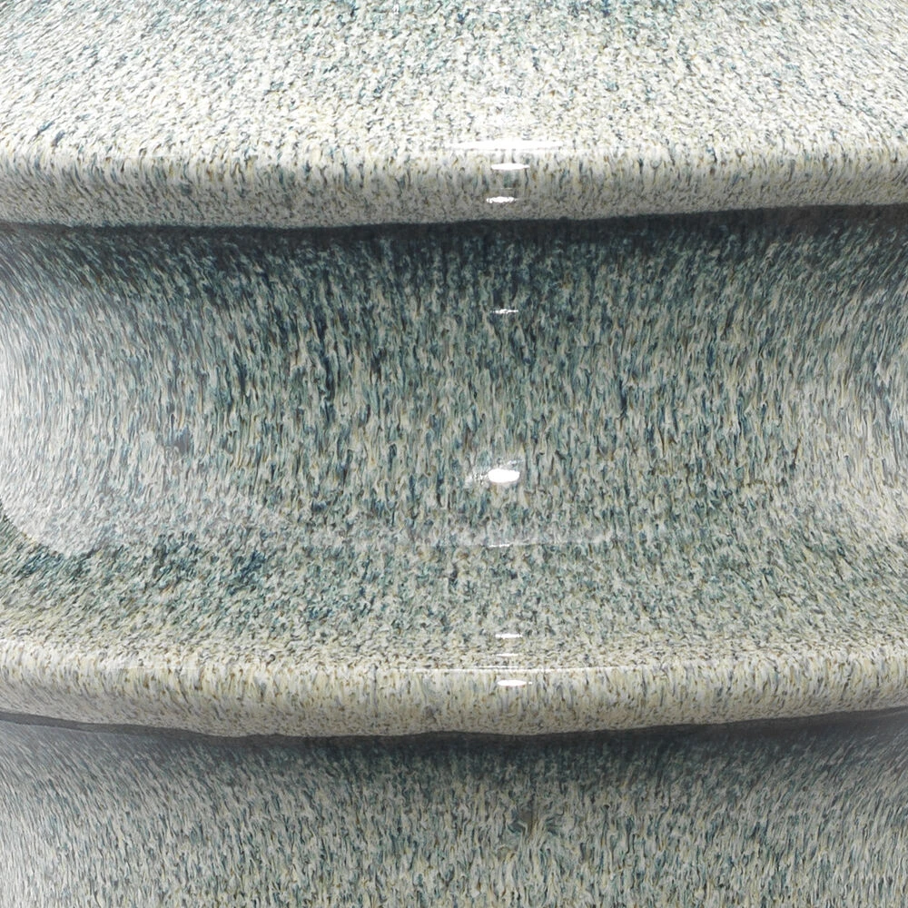 Cymbals 32 Inch 150.00 Watt Blue Reactive Glaze Table Lamp Portable Light 2 Cymbals 32 Inch 150.00 Watt Blue Reactive Glaze Table Lamp Portable Light - Image 2