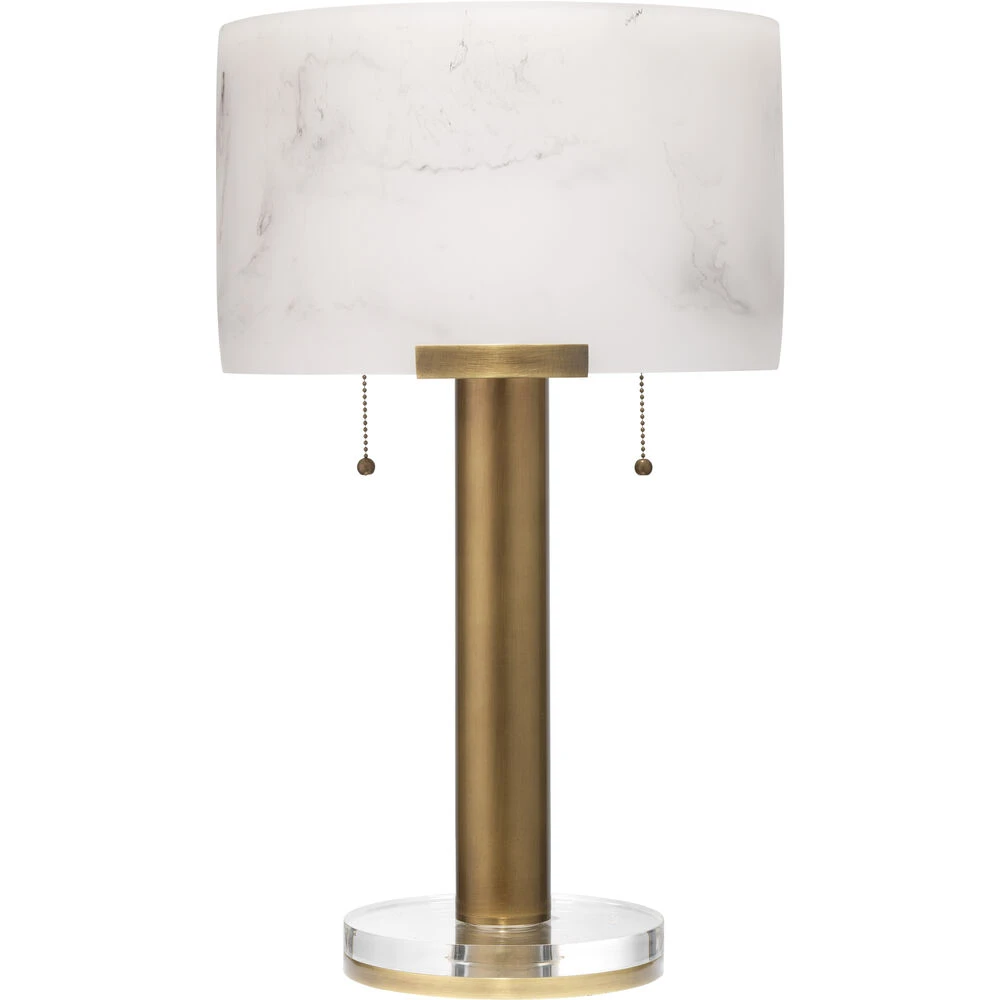 Elancourt 23 Inch 40.00 Watt White & Antique Brass Table Lamp Portable Light 1 Elancourt 23 Inch 40.00 Watt White & Antique Brass Table Lamp Portable Light