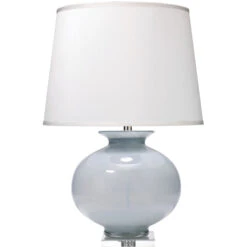 Heirloom 27 Inch 150.00 Watt Cornflower Blue Grass Table Lamp Portable Light