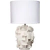 Helios 30.5 Inch 150.00 Watt White Table Lamp Portable Light