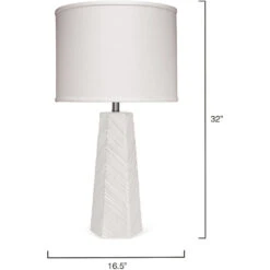 High Rise 32 Inch 150.00 Watt Cream Table Lamp Portable Light -Outlet Jamie Aura Store 9highristlcr 5