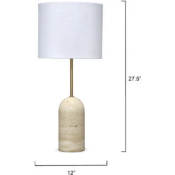 Holt 27.5 Inch 75.00 Watt Brown Table Lamp Portable Light -Outlet Jamie Aura Store 9holttlnatra 2