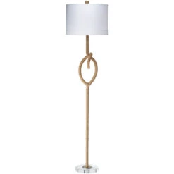 Knot 70 Inch 150 Watt Natural Floor Lamp Portable Light