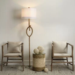 Knot 70 Inch 150 Watt Natural Floor Lamp Portable Light -Outlet Jamie Aura Store 9knotfloorna 4 1