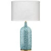 Madeline 26 Inch 150.00 Watt Blue Ceramic Table Lamp Portable Light