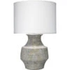 Masonry 27 Inch 150.00 Watt Grey Ceramic Table Lamp Portable Light