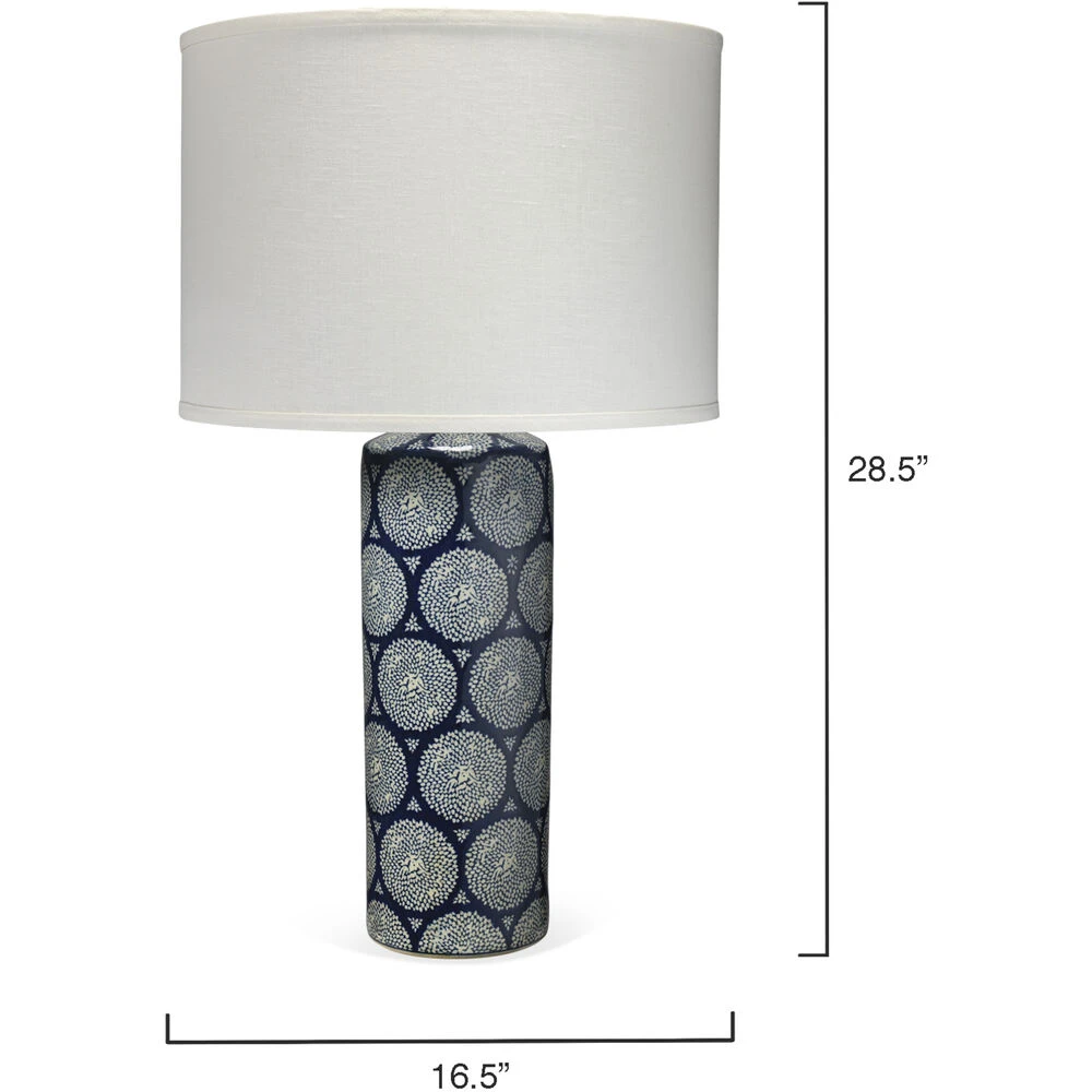 Neva 29 Inch 150.00 Watt Blue And Table Lamp Portable Light 3 Neva 29 Inch 150.00 Watt Blue And Table Lamp Portable Light - Image 3
