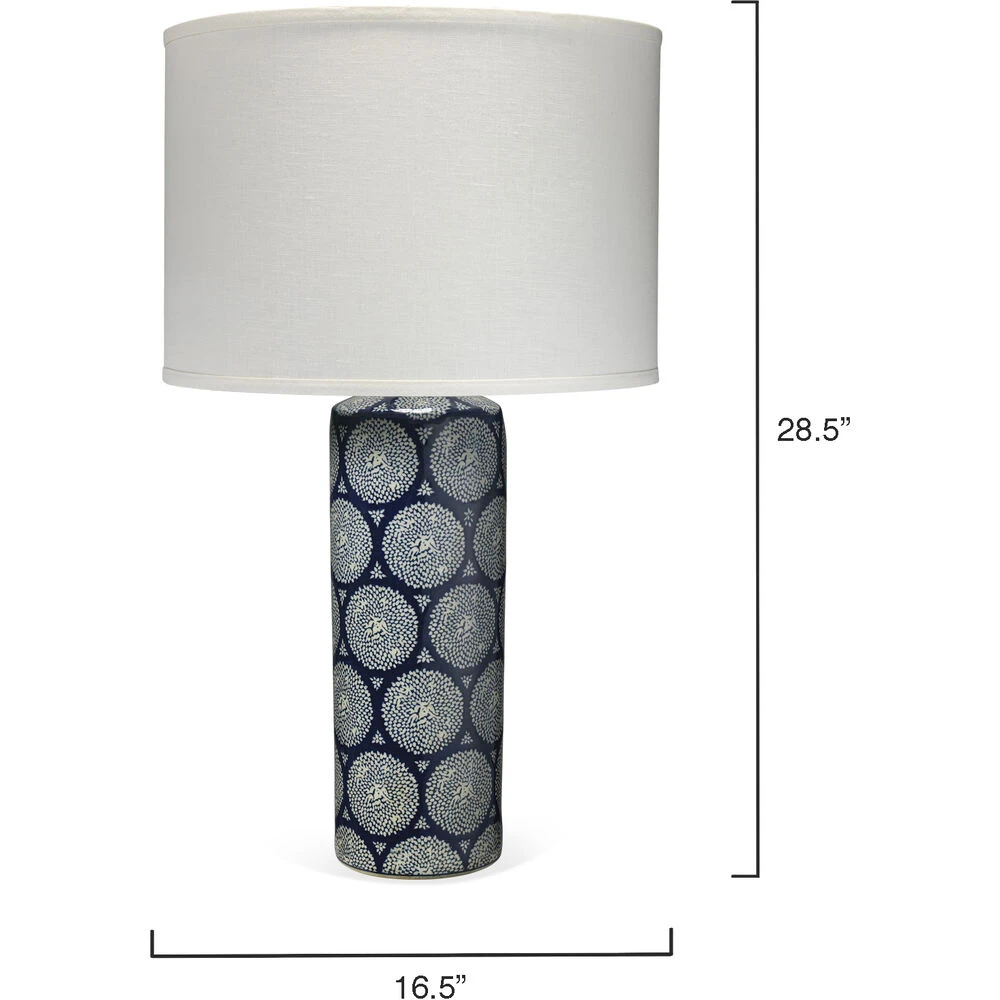 Neva 29 Inch 150.00 Watt Blue And Table Lamp Portable Light 5 Neva 29 Inch 150.00 Watt Blue And Table Lamp Portable Light - Image 5