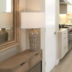 Nomad 30 Inch 100.00 Watt Brown Reactive Glaze Ceramic Table Lamp Portable Light -Outlet Jamie Aura Store 9nomadbrown 17 1