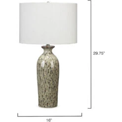 Nomad 30 Inch 100.00 Watt Brown Reactive Glaze Ceramic Table Lamp Portable Light -Outlet Jamie Aura Store 9nomadbrown 5