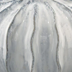 Oceane Gourd 27 Inch 150.00 Watt White Ceramic Table Lamp Portable Light -Outlet Jamie Aura Store 9oceawhc131g 3 1