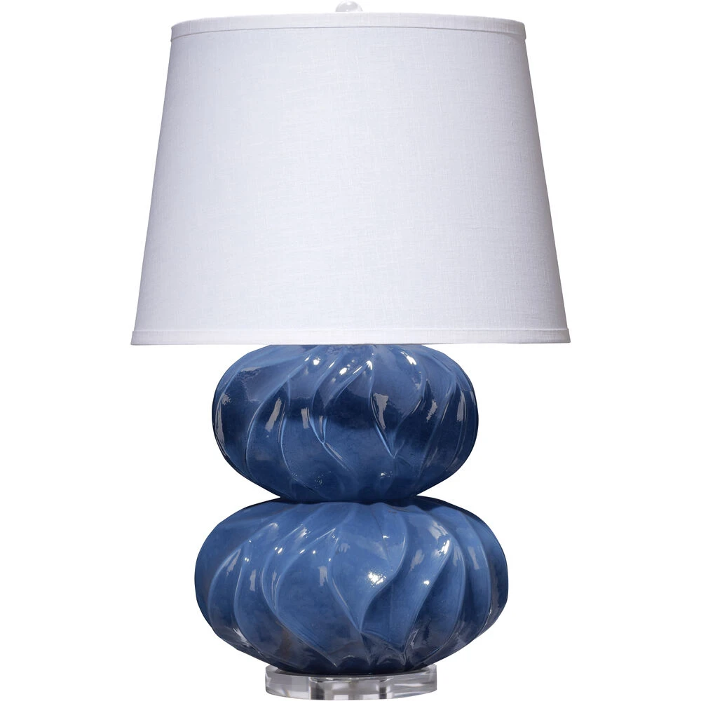 Pricilla 25 Inch 150.00 Watt Navy Blue Double Gourd Table Lamp Portable Light 1 Pricilla 25 Inch 150.00 Watt Navy Blue Double Gourd Table Lamp Portable Light