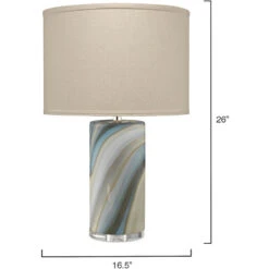 Terrene 26 Inch 150.00 Watt Grey Table Lamp Portable Light -Outlet Jamie Aura Store 9terrgr235c 6 1