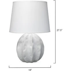 Urchin 28 Inch 150.00 Watt Matte White Table Lamp Portable Light 5 Urchin 28 Inch 150.00 Watt Matte White Table Lamp Portable Light -Outlet Jamie Aura Store 9urchtlwhite 2