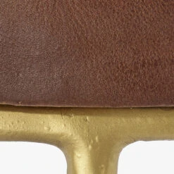 Henry 30 Inch Matte Brown And Brass Bar Stool 9 Henry 30 Inch Matte Brown And Brass Bar Stool -Outlet Jamie Aura Store ls20henbsbr 3