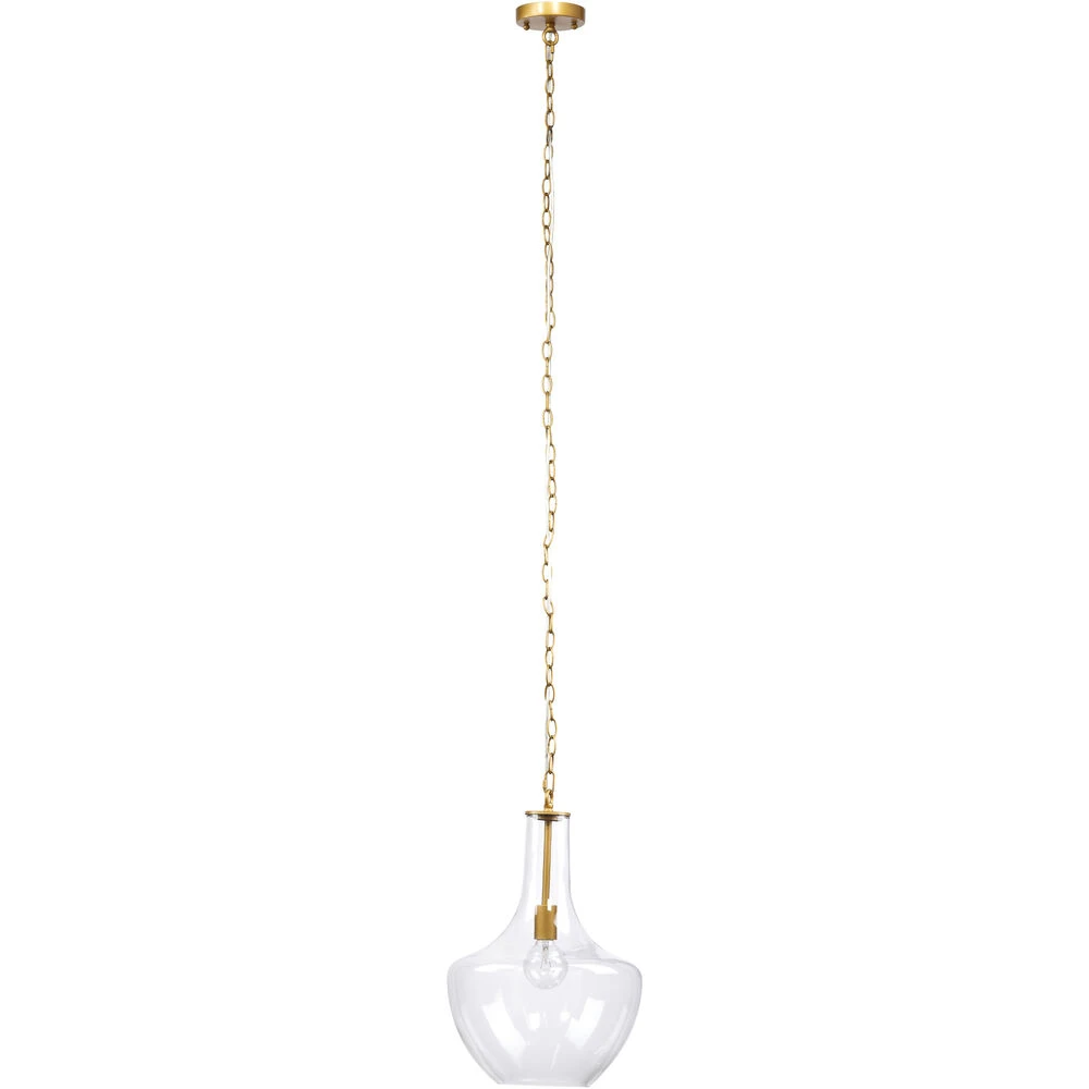 Sutton 1 Light 13 Inch Clear Pendant Ceiling Light 7 Sutton 1 Light 13 Inch Clear Pendant Ceiling Light - Image 7