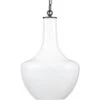 Sutton 1 Light 13 Inch White Pendant Ceiling Light