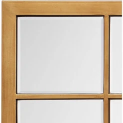 Grid 38 X 34 Inch Antique Brass Grid Mirror -Outlet Jamie Aura Store ls6gridrecab 3