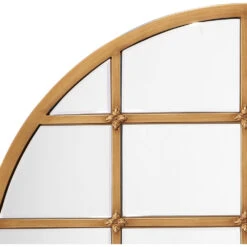 Grid 36 X 36 Inch Antique Brass Grid Mirror -Outlet Jamie Aura Store ls6gridrndab 3