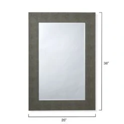 Structure 38 X 26 Inch Grey Mirror 10 Structure 38 X 26 Inch Grey Mirror -Outlet Jamie Aura Store ls6strurecgr 2