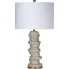 Alignment 26.5 Inch 100.00 Watt Cement Table Lamp Portable Light
