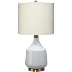 Amelia 24.5 Inch 100.00 Watt Pale Blue Table Lamp Portable Light