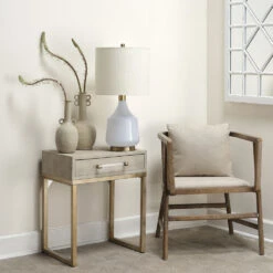 Amelia 24.5 Inch 100.00 Watt Pale Blue Table Lamp Portable Light -Outlet Jamie Aura Store ls9amelipbbr 4