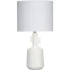 Flinstone 23.25 Inch 100.00 Watt White Table Lamp Portable Light